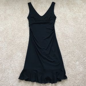 EUC tank dress with flounce hem